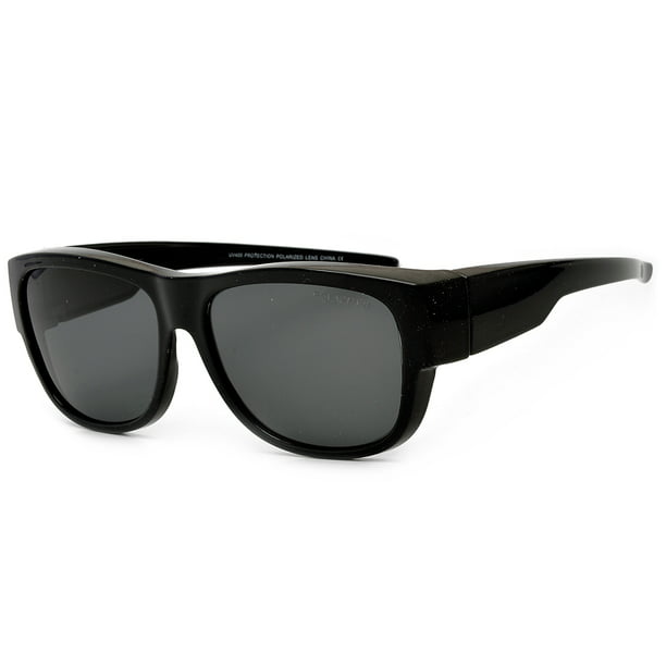 Crystal Black NT01 Mens Wrap Around Polarized Sunglasses UV400 Outdoor Sports